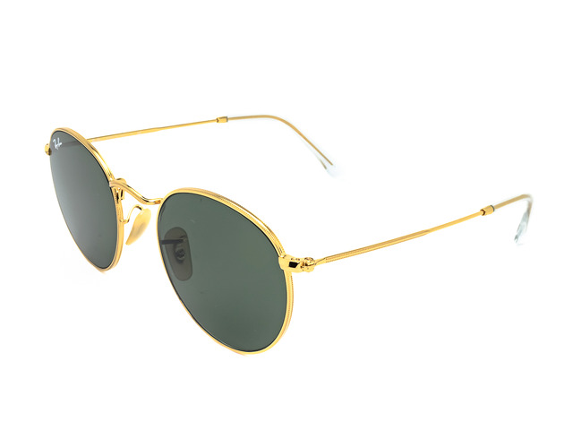 Сонцезахисні окуляри Ray-Ban Round Metal RB 3447 001 53 мм. TINTED GREEN. Фото 2