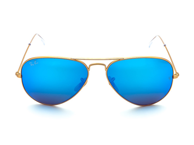 Сонцезахисні окуляри Ray-Ban Aviator Flash Lenses RB 3025 112/17 58 мм. MIRROR BLUE
