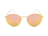 Сонцезахисні окуляри Ray-Ban Round Metal Flash Lenses RB3447 112/Z2 50 мм. MIRROR PINK
