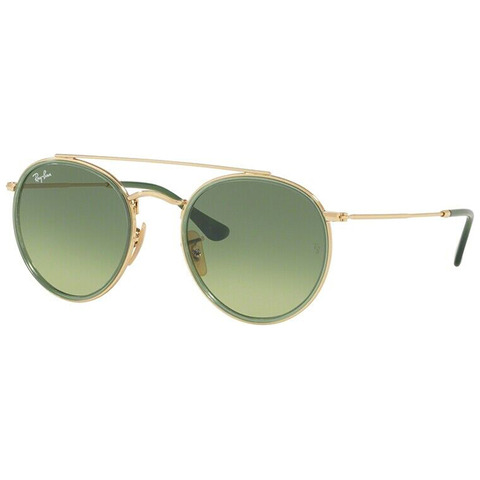 Сонцезахисні окуляри Ray-Ban Round Double Bridge RB3647N 9122/4M 51 мм. GRADIENT GREEN