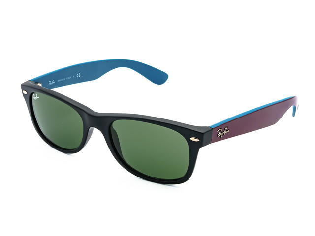 Сонцезахисні окуляри Ray-Ban New Wayfarer Color Mix RB 2132 6182 52 мм. TINTED GREEN. Фото 2