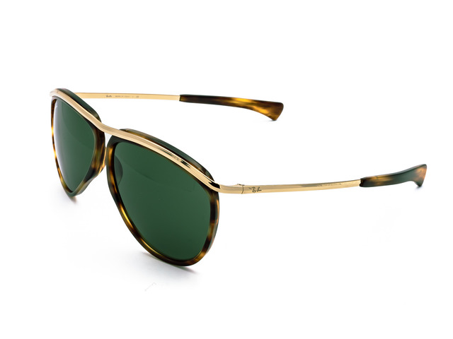 Сонцезахисні окуляри Ray-Ban Olympian Aviator RB 2219 954/31 59 мм. TINTED GREEN. Фото 2