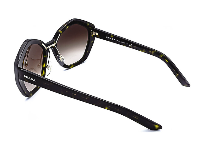 Сонцезахисні окуляри PRADA SPR 08X 2AU-6S1 55мм. GRADIENT BROWN. Фото 4