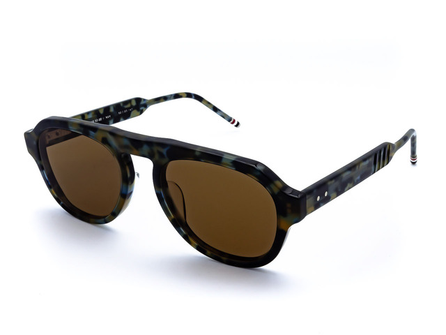 Сонцезахисні окуляри THOM BROWNE TBS 416-52-02 //NVY 52 мм. TINTED BROWN. Фото 2
