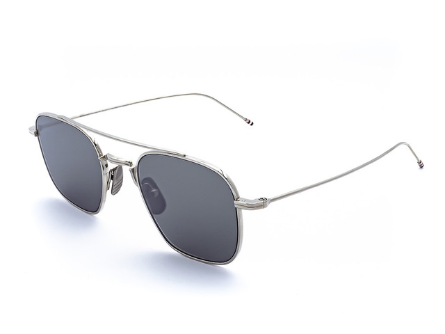Сонцезахисні окуляри THOM BROWNE TBS 907-50-02//SLV. Фото 2