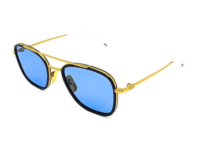 Сонцезахисні окуляри THOM BROWNE TBS 800-B-GLD-NVY-51 51 мм. TINTED BLUE. Фото 2