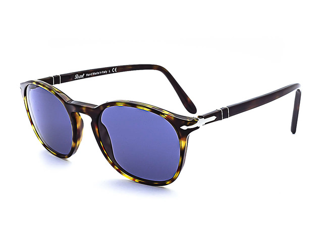 Сонцезахисні окуляри PERSOL 3007-V 24 50мм. TINTED BLUE. Фото 2