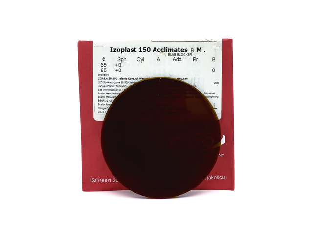 Лінзи для окулярів IZOPLAST BLUE BLOCKER PHOTO BROWN. Фото 2
