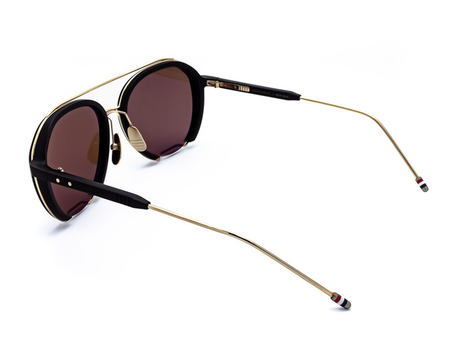Сонцезахисні окуляри THOM BROWNE TBS 810-56-01//BLK-GLD. Фото 4