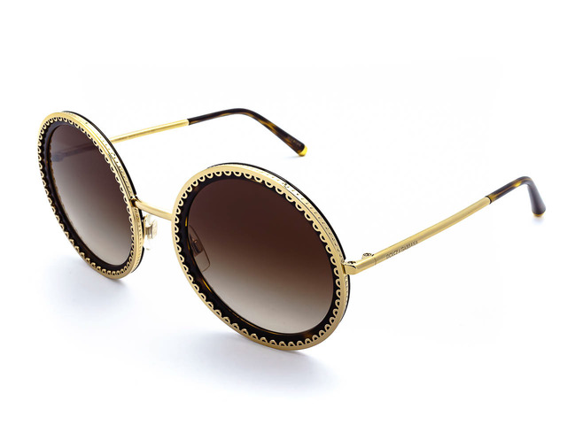 Сонцезахисні окуляри DOLCE & GABBANA DG 2211 02/13 53 мм. GRADIENT BROWN. Фото 2
