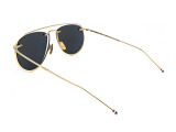 Сонцезахисні окуляри THOM BROWNE TBS-113-59-02 // GLD-BLK 59мм. TINTED GREY. Фото 4