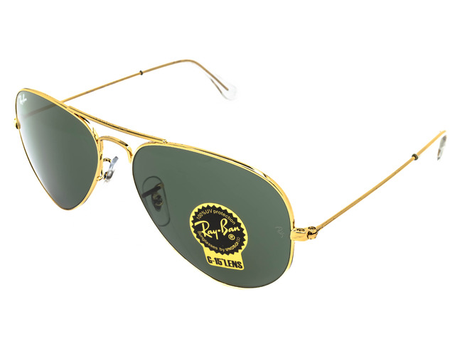 Сонцезахисні окуляри Ray-Ban Aviator Large Metal RB 3025 W3234 55 мм. TINTED GREEN. Фото 2