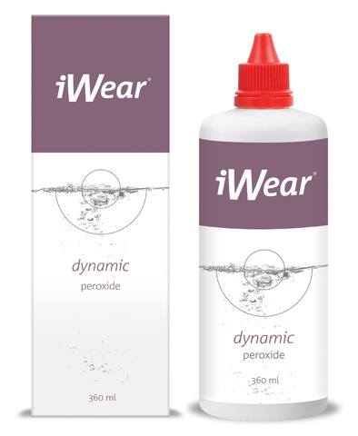 РОЗЧИН ДЛЯ ЛІНЗ iWear dynamic peroxide 360 ml. Фото 2
