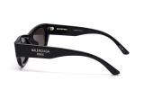 Сонцезахисні окуляри BALENCIAGA BB0390SK 001 56 мм TINTED GREY. Фото 3