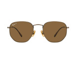 Сонцезахисні окуляри Ray-Ban Hexagonal Titanium RB 8148 920757 51 мм TINTED BROWN POLAR