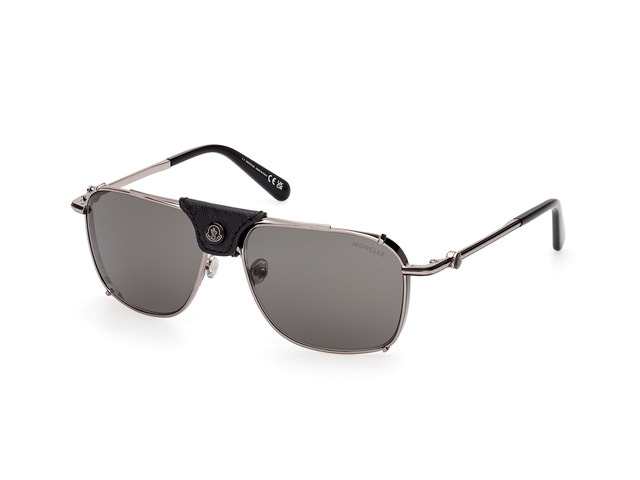 Сонцезахисні окуляри MONCLER ML 0287 14A 59 мм. TINTED GREY. Фото 2