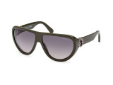 Сонцезахисні окуляри MONCLER ML 0246 96P 62 мм. GRADIENT GREY. Фото 2