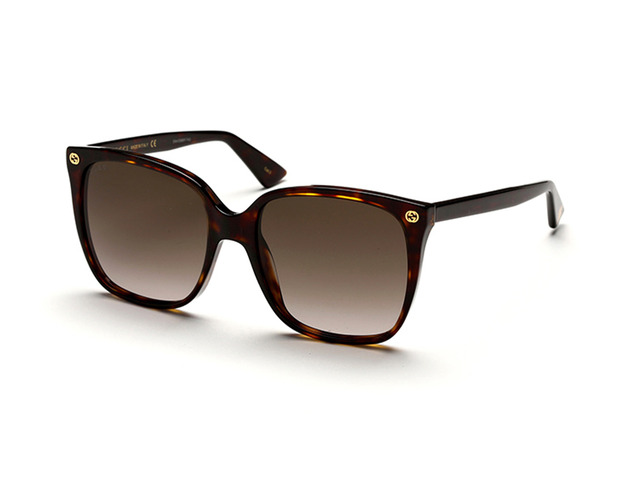 Сонцезахисні окуляри GUCCI GG0022S 003 57 мм GRADIENT BROWN. Фото 2
