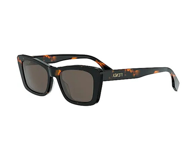 Сонцезахисні окуляри FENDI FE 40185I 52N 53 мм TINTED BROWN. Фото 2