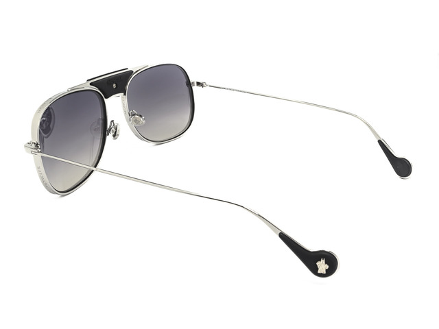Сонцезахисні окуляри MONCLER ML 0104 16C 57 мм. GRADIENT MIRROR SILVER . Фото 4