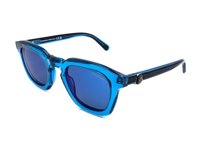 Сонцезахисні окуляри MONCLER ML 0262 90X 50 мм. MIRROR BLUE. Фото 2