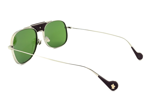 Сонцезахисні окуляри MONCLER ML 0104 16N 57 мм. TINTED GREEN . Фото 4