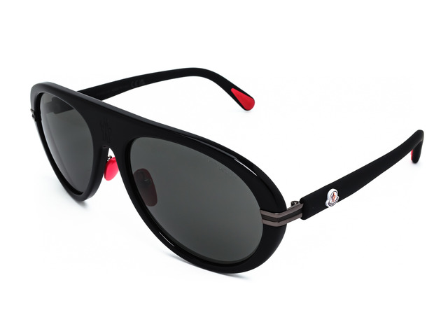 Сонцезахисні окуляри MONCLER ML 0240 01A 57 мм. TINTED GREY. Фото 2