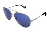 Сонцезахисні окуляри MONCLER ML 0168 08X 60 мм. MIRROR BLUE. Фото 2