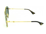 Сонцезахисні окуляри GUCCI GG0062S 003 57 мм. GRADIENT GREEN. Фото 3