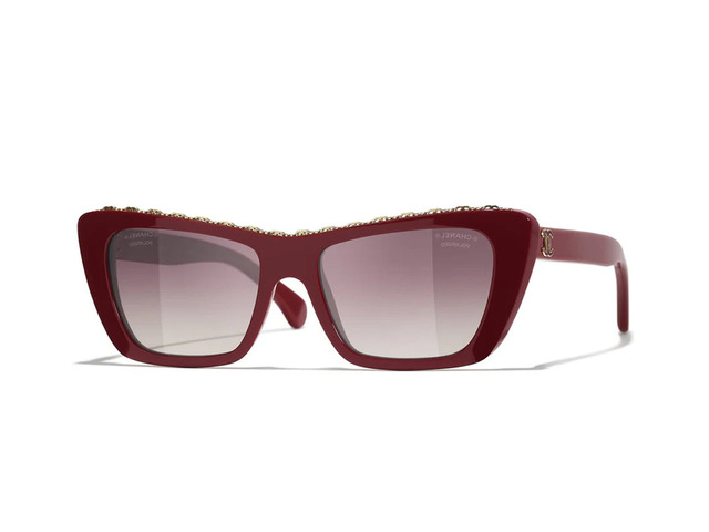 Сонцезахисні окуляри CHANEL 5540 c1792/K5 54мм. GRADIENT RED POLAR  . Фото 2