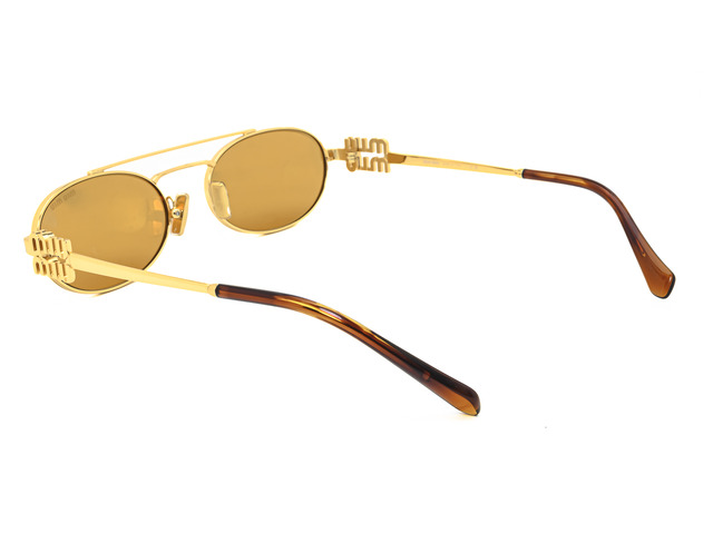 Сонцезахисні окуляри MIU MIU SMU 54Z 5AK-40D 53 мм. MIRROR GOLD. Фото 4
