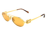 Сонцезахисні окуляри MIU MIU SMU 54Z 5AK-40D 53 мм. MIRROR GOLD. Фото 2