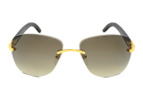 Сонцезахисні окуляри Cartier CT0014RS 001 58 мм. GRADIENT BROWN