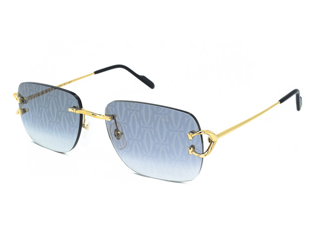 Сонцезахисні окуляри Cartier CT0330S 007 XL 57 мм. GRADIENT GREY. Фото 2