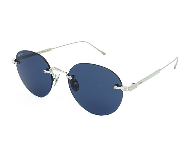 Сонцезахисні окуляри CARTIER CT0393S 001 M 52 мм. TINTED BLUE. Фото 2