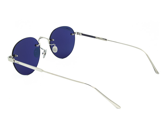 Сонцезахисні окуляри CARTIER CT0393S 001 M 52 мм. TINTED BLUE. Фото 4