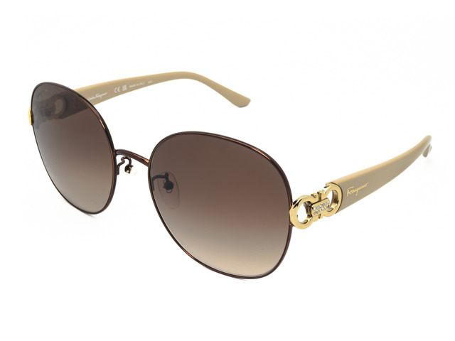 Сонцезахисні окуляри FERRAGAMO SF231SRK 210 59 мм GRADIENT BROWN. Фото 2