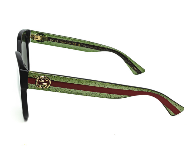 Сонцезахисні окуляри GUCCI GG0035SN 002 54 мм TINTED GREEN. Фото 3