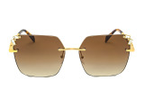 Сонцезахисні окуляри Blumarine SBM229S 0300K 59 мм. GRADIENT BROWN. Фото 2