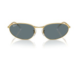 Сонцезахисні окуляри Ray-Ban RB 3734 001/3R 59 мм TINTED BLUE POLAR