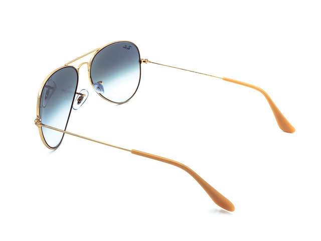 Сонцезахисні окуляри Ray-Ban Aviator Large Metal RB 3025 001/3F 62 мм. GRADIENT BLUE. Фото 4