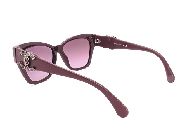 Сонцезахисні окуляри CHANEL 5456-Q-B 1461/S1 54 мм. GRADIENT BORDEAUX. Фото 4