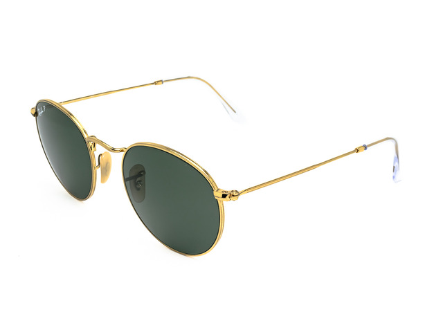 Сонцезахисні окуляри Ray-Ban Round Metal RB 3447 001/58 50 мм. TINTED GREEN POLAR. Фото 2