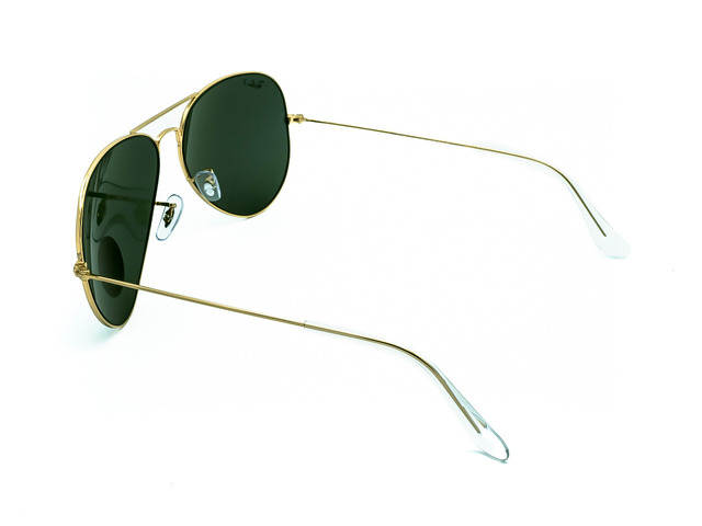 Сонцезахисні окуляри Ray-Ban Aviator Large Metal RB 3025 001/58 62 мм. TINTED GREEN POLAR. Фото 4