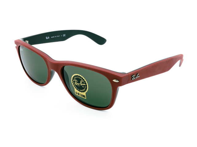 Сонцезахисні окуляри Ray-Ban New Wayfarer RB 2132 6466/31 55 мм. TINTED GREEN. Фото 2