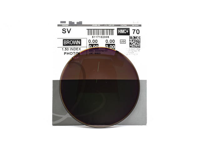 Лінзи для окулярів SYNCHRONY SV 1.5 PHOTO BROWN HMC. Фото 2