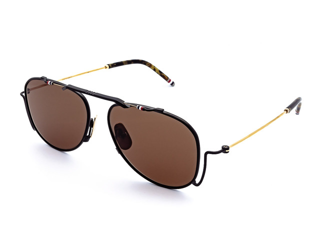 Сонцезахисні окуляри THOM BROWNE TBS 917A 03 56мм. TINTED BROWN. Фото 2