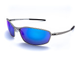 Сонцезахисні окуляри OAKLEY WHISKER OO4141-0460 60 мм. MIRROR BLUE POLAR. Фото 2