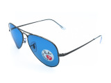 Сонцезахисні окуляри Ray-Ban Aviator RB 3689 004/S2 58 мм. TINTED BLUE POLAR. Фото 2
