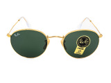 Сонцезахисні окуляри Ray-Ban Round Metal RB 3447 001 47 мм. TINTED GREEN. Фото 2